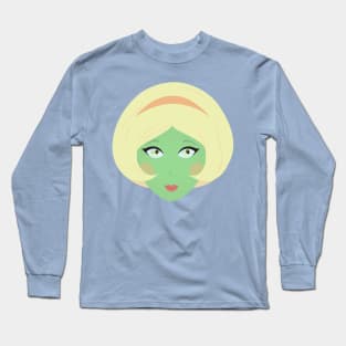 Retro Space Girl Long Sleeve T-Shirt